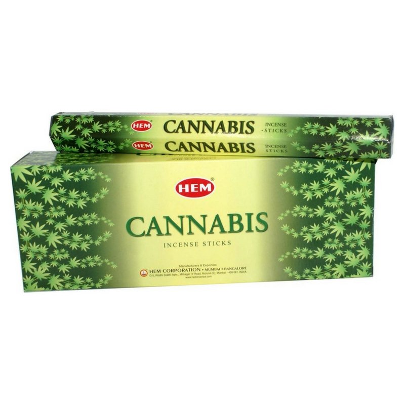 Cannabis Garden Incense Sticks - HEM - Box Of 6