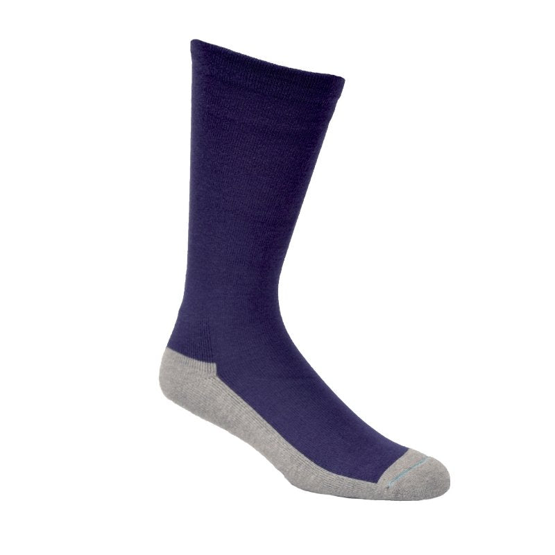 Charcoal Circulation Health Navy Bamboo Socks - Men's 6-10