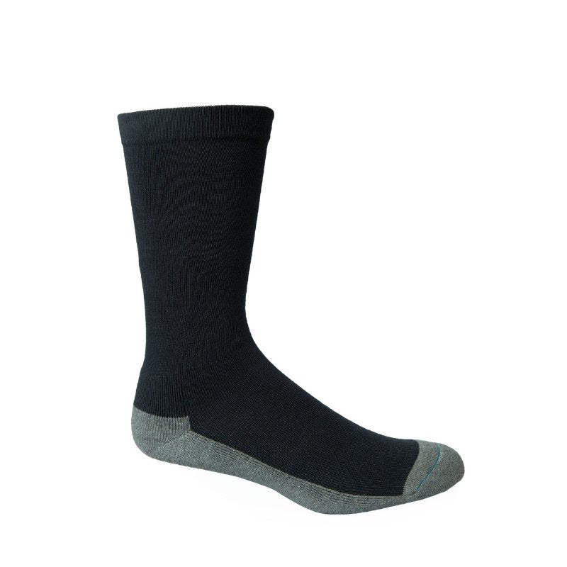 Charcoal Circulation Health Slate Bamboo Socks - Men's 14-18