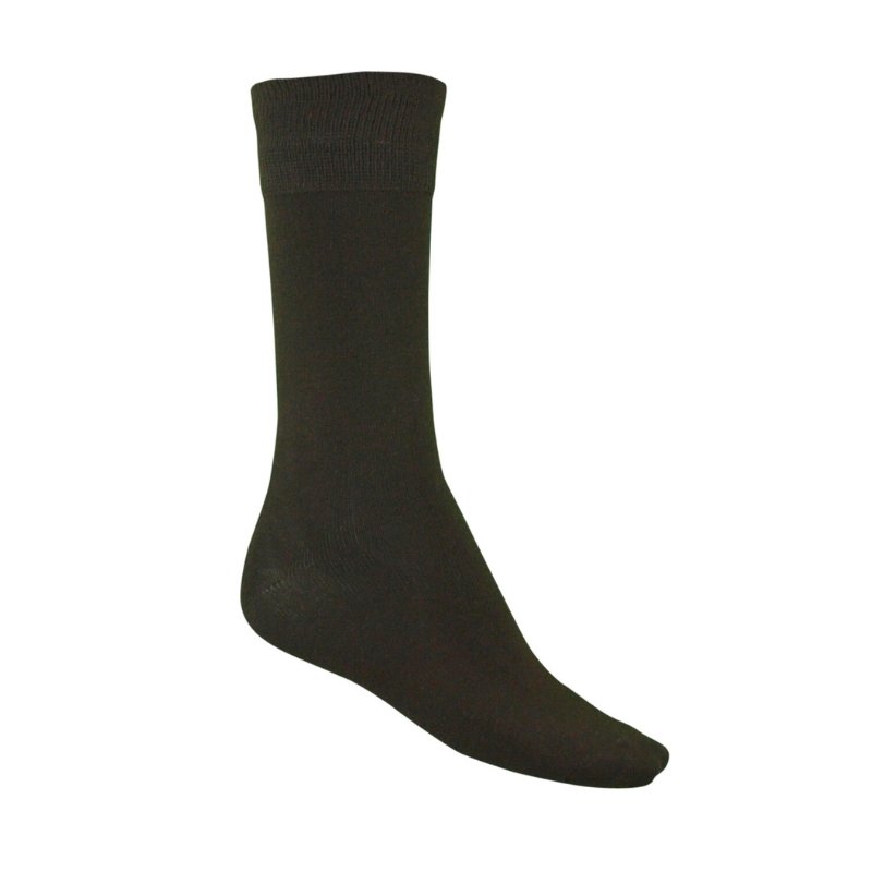 Chocolate Bamboo Dress Socks - Men's 6-10