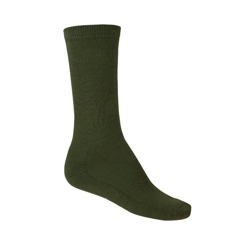 Comfort Business Olive Bamboo Socks - Men's 6-10