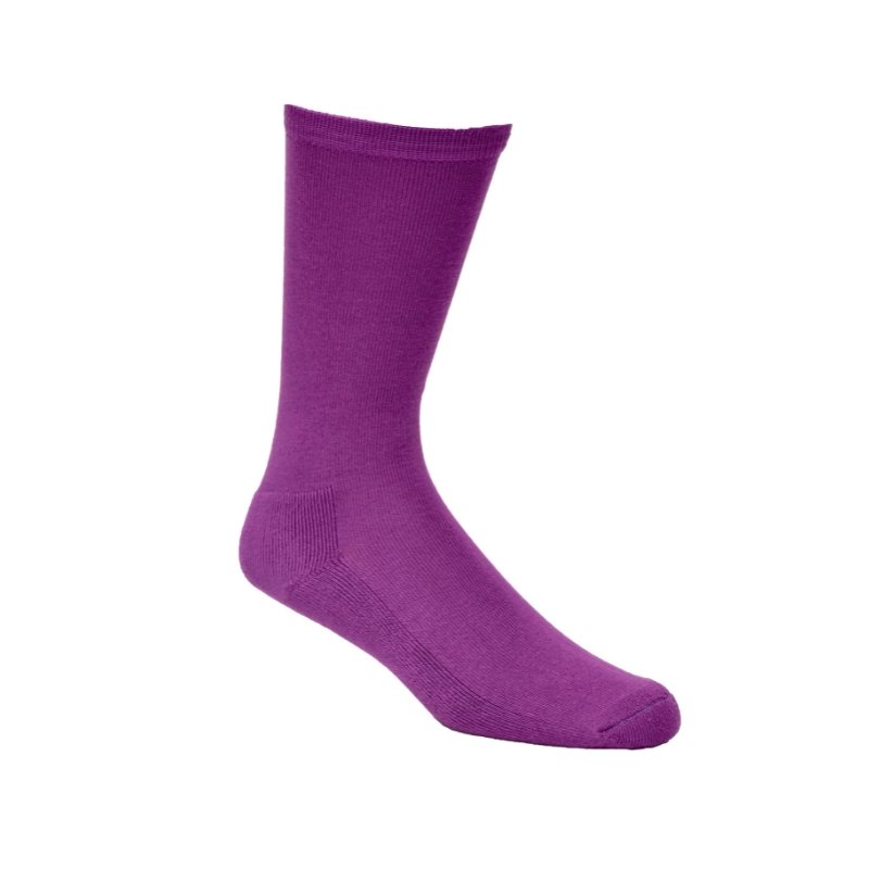 Comfort Business Purple Bamboo Socks - Men's 4-6