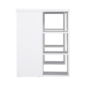 Artiss 3 Level Desk with Storage & Bookshelf - White