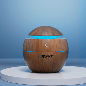 Devanti LED 130ML Aroma Diffuser | Aromatherapy Essential Oil Humidifier