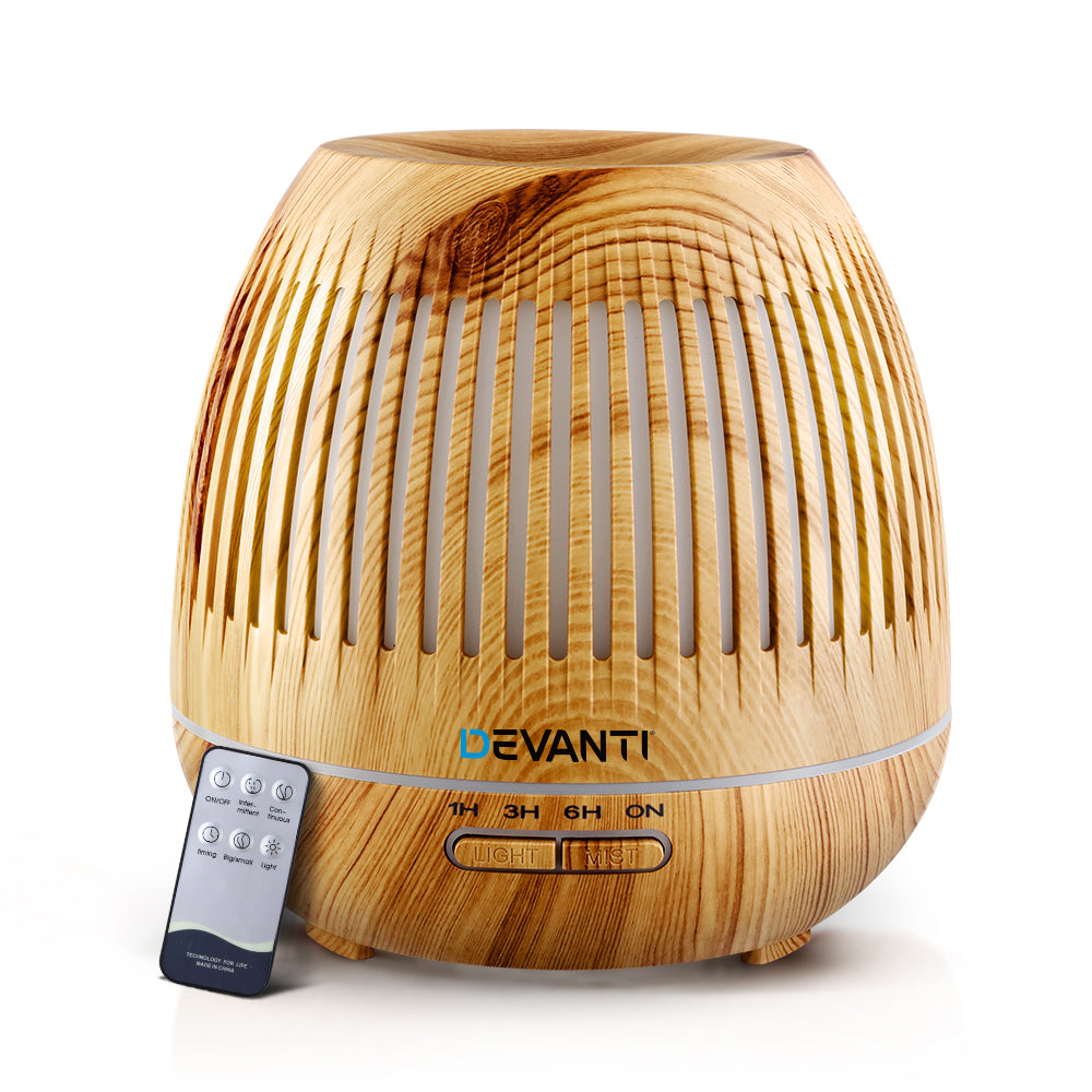 Devanti LED Aromatherapy Diffuser | 400ml Essential Oil Humidifier