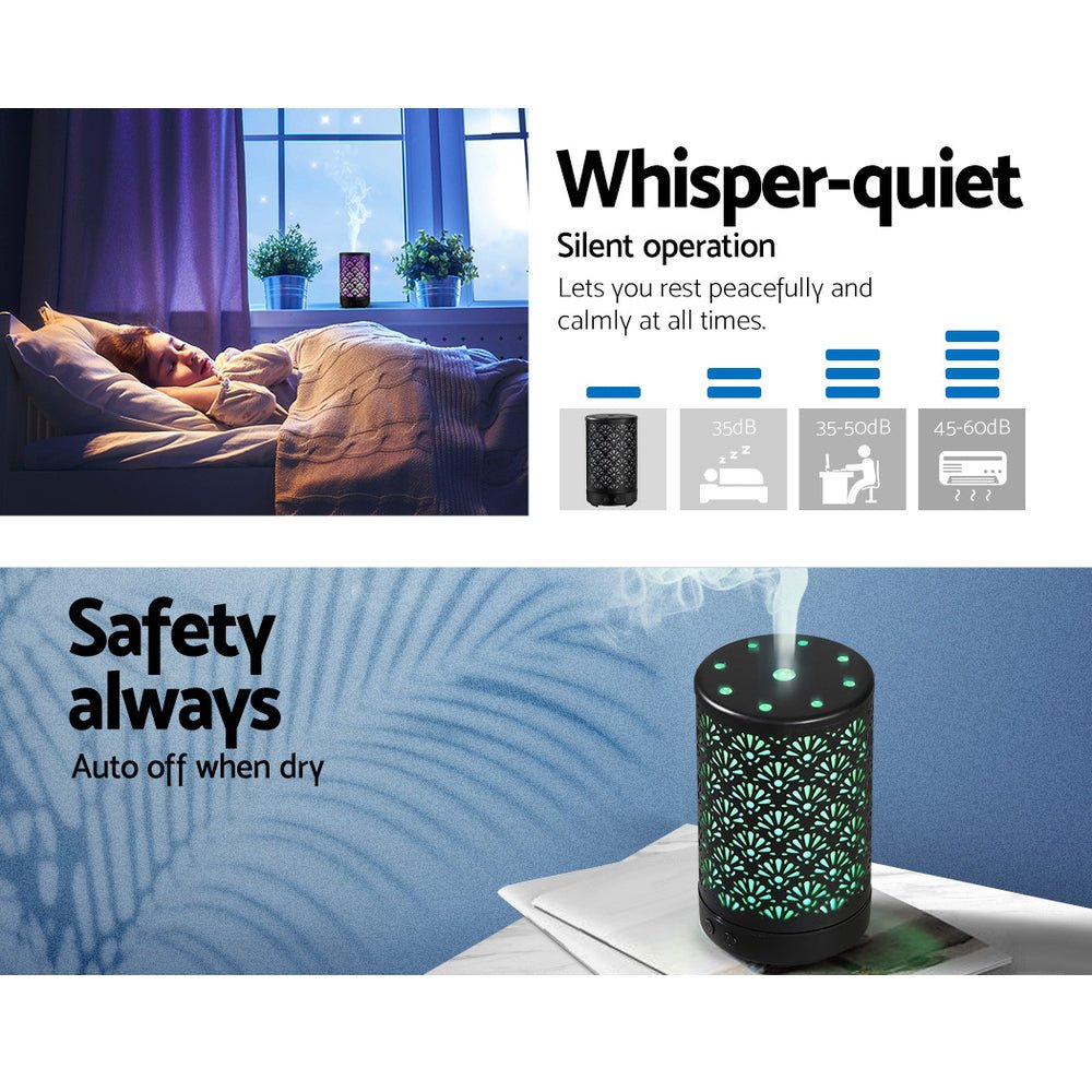 Aromatherapy Humidifier / Diffuser With Metal Cover