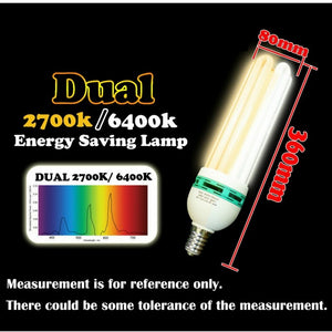 Dual Spectrum Energy Saving CFL Grow Lamp - 130W - 2700K + 6400K