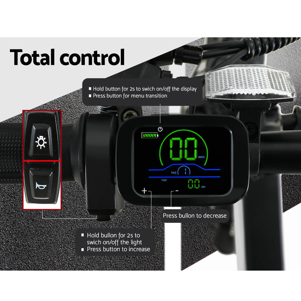 Phoenix Folding 20" Electric Urban Bicycle | eBike | Removable Battery