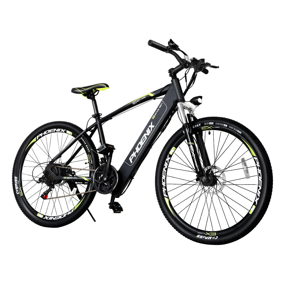 Phoenix 27.5" Electric Mountain Bike | Motorized Bicycle | City eBike Battery