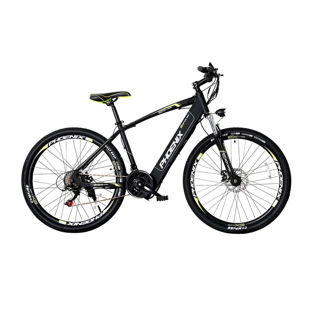Phoenix 27.5" Electric Mountain Bike | Motorized Bicycle | City eBike Battery