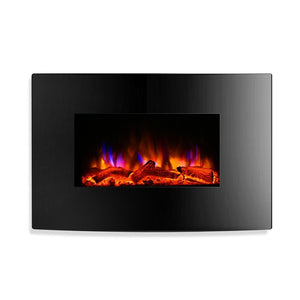 Wall Mounted Electric Fireplace With Realistic Flame