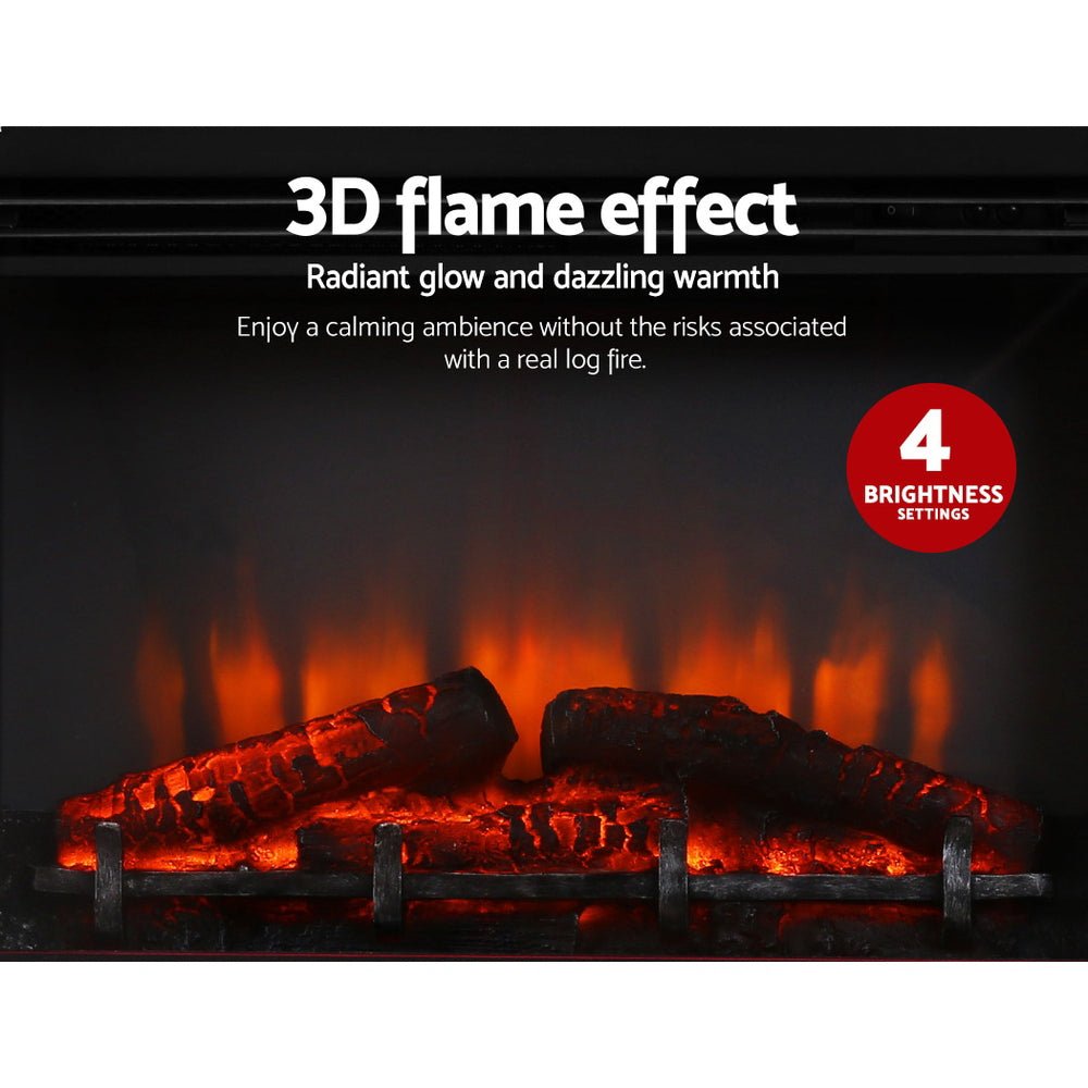 Electric Portable Fireplace With 3D Flame Effect