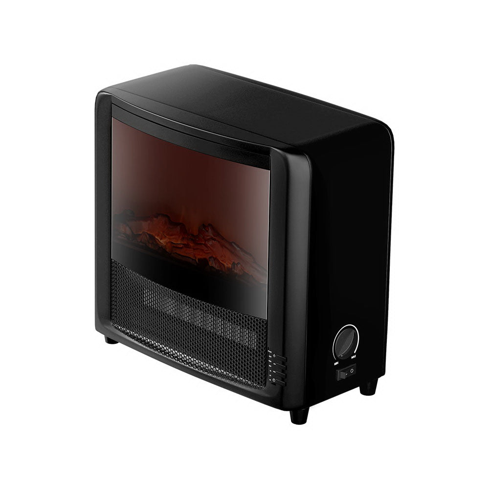 Devanti Electric Fireplace - 3D Flame Effect Heater | Portable 2000W