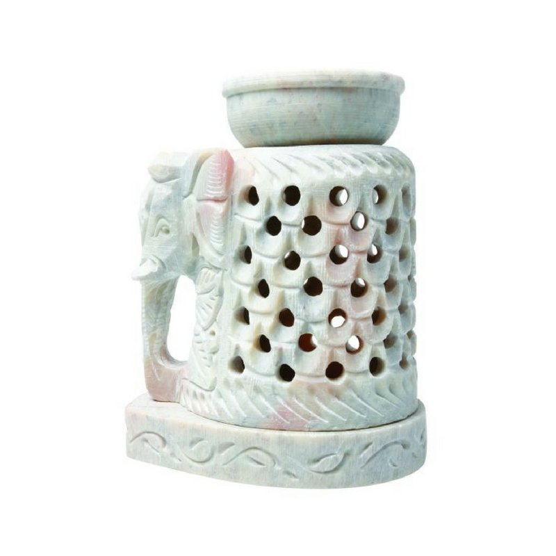 Elephant Soapstone Oil Burner