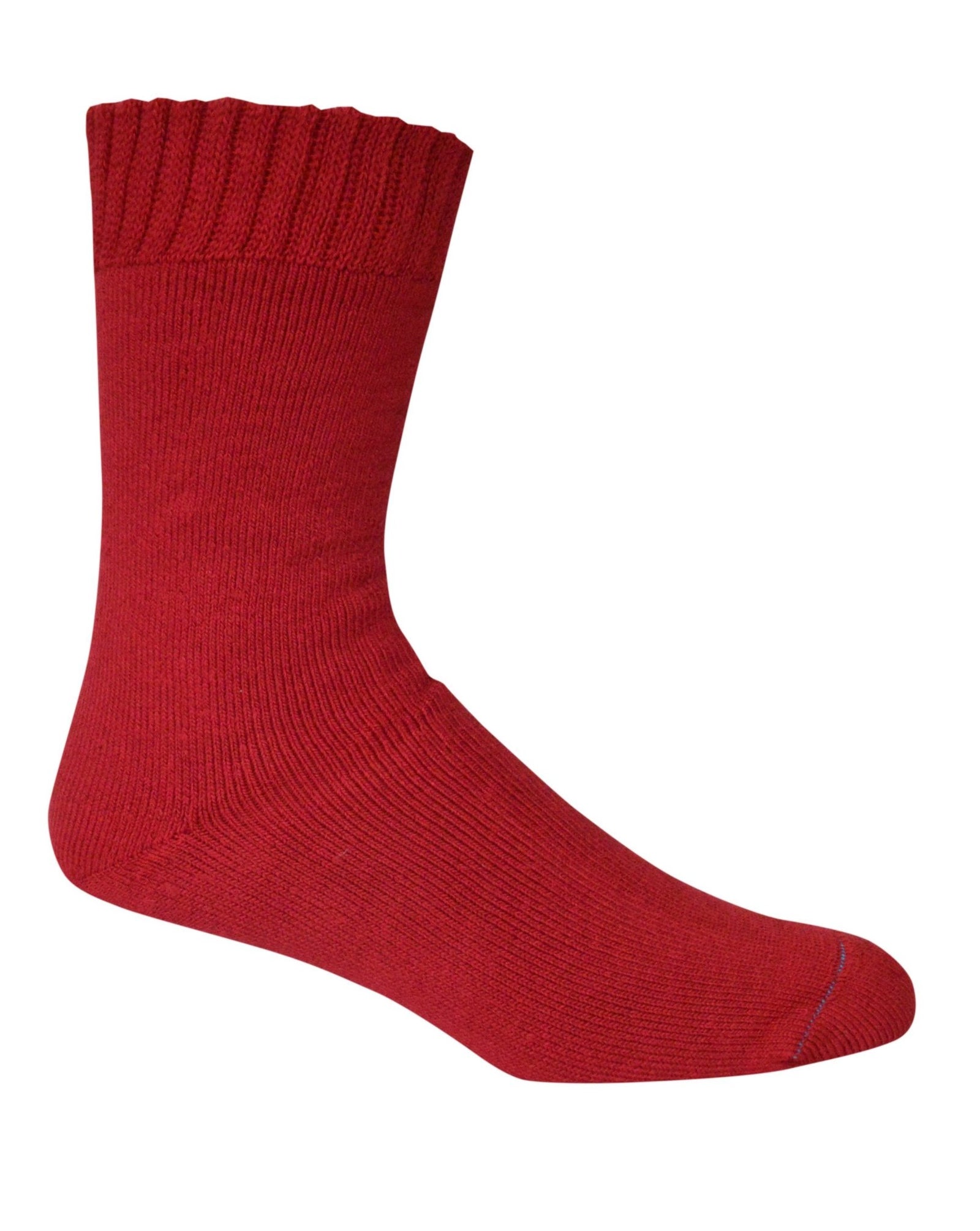 Extra Thick Fire Red Bamboo Socks