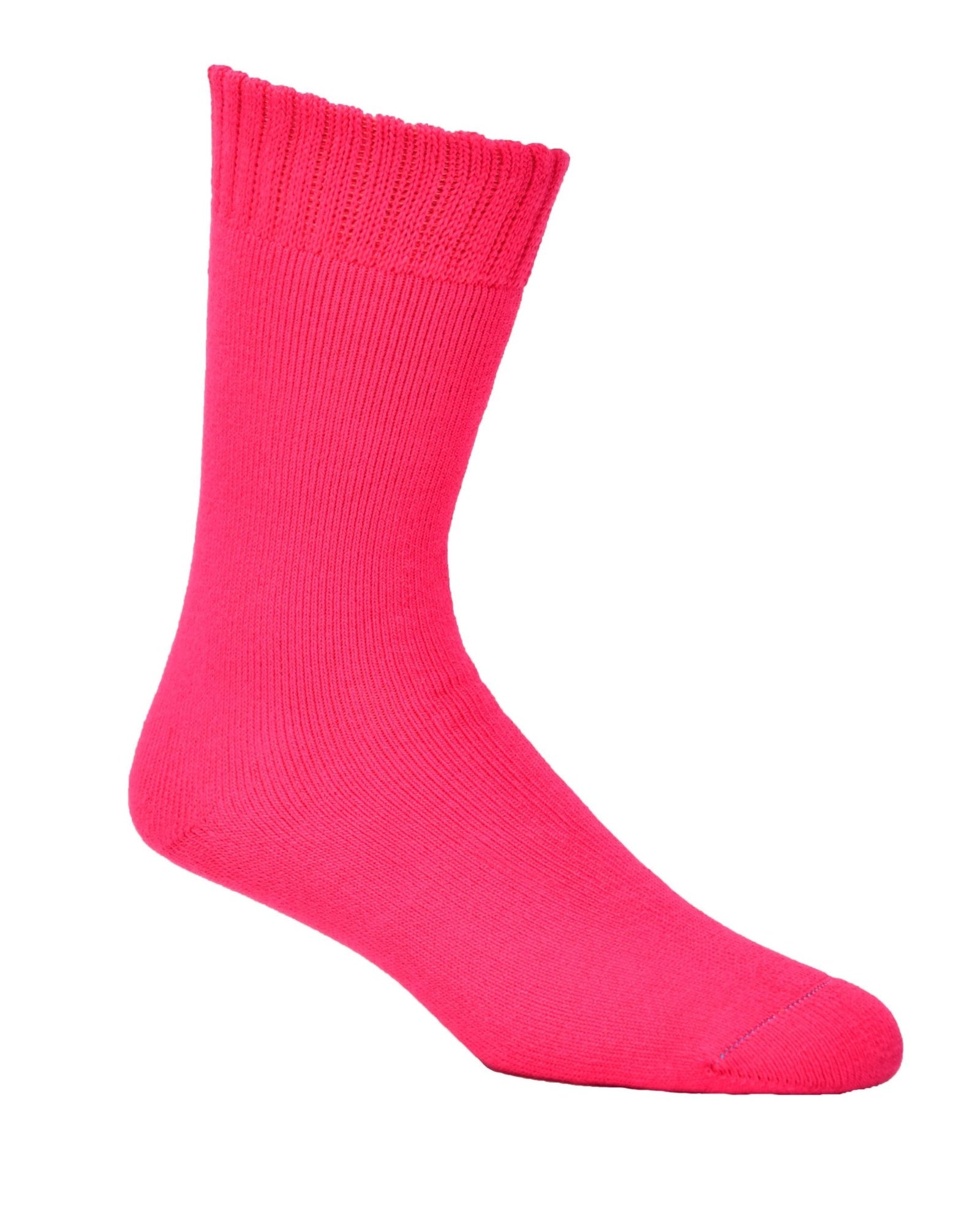 Extra Thick Hot Pink Bamboo Socks
