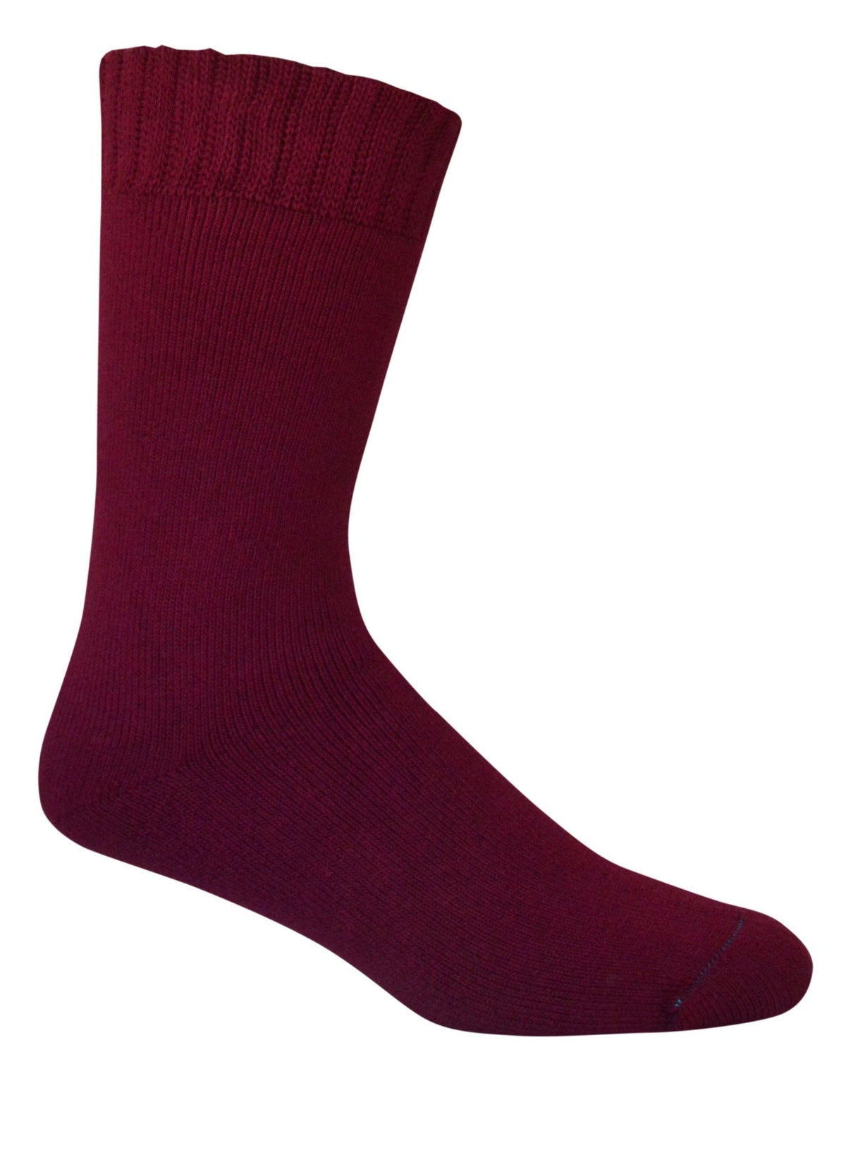 Extra Thick Maroon Bamboo Socks - 3 Pack