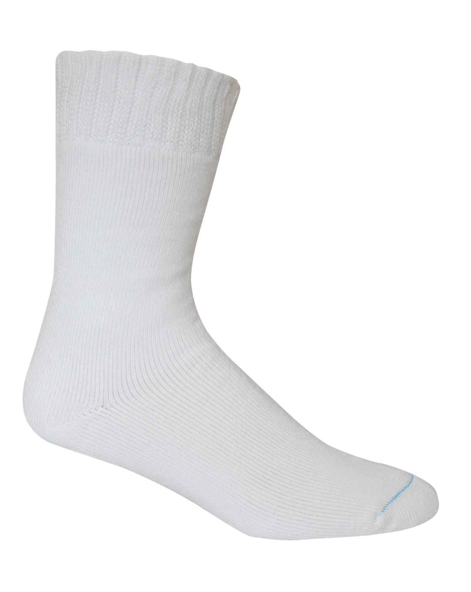 Extra Thick White Bamboo Socks