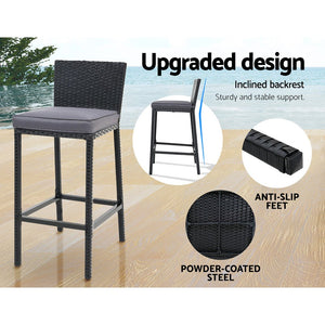 Family Outdoor Dining Set - Chairs + Table