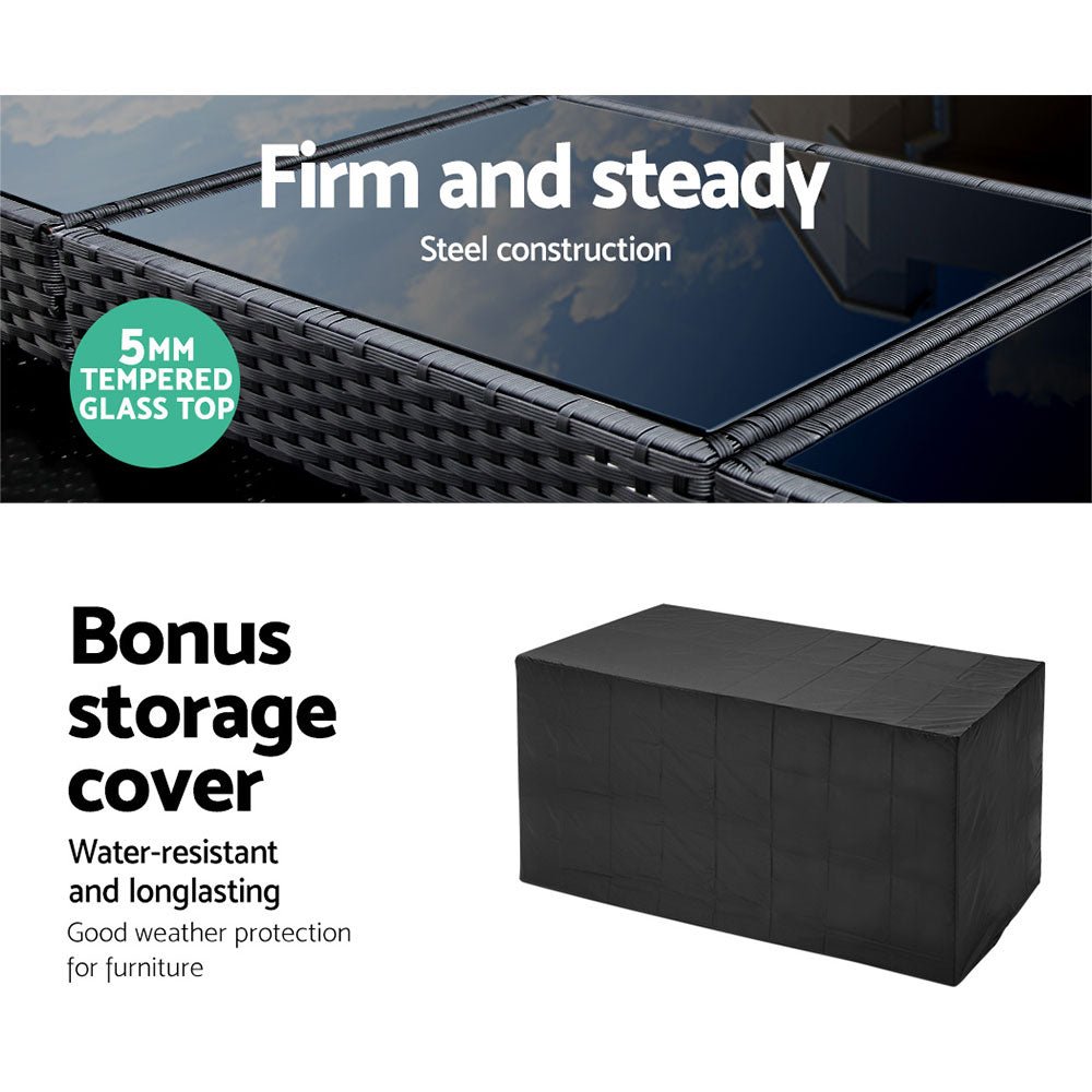 Family Outdoor Dining Set - Chairs + Table