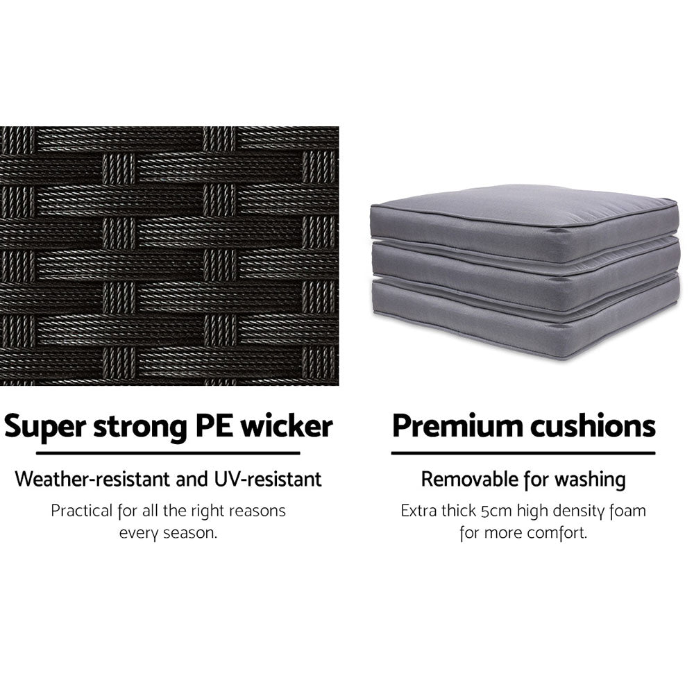 Family Outdoor Dining Set - Chairs + Table