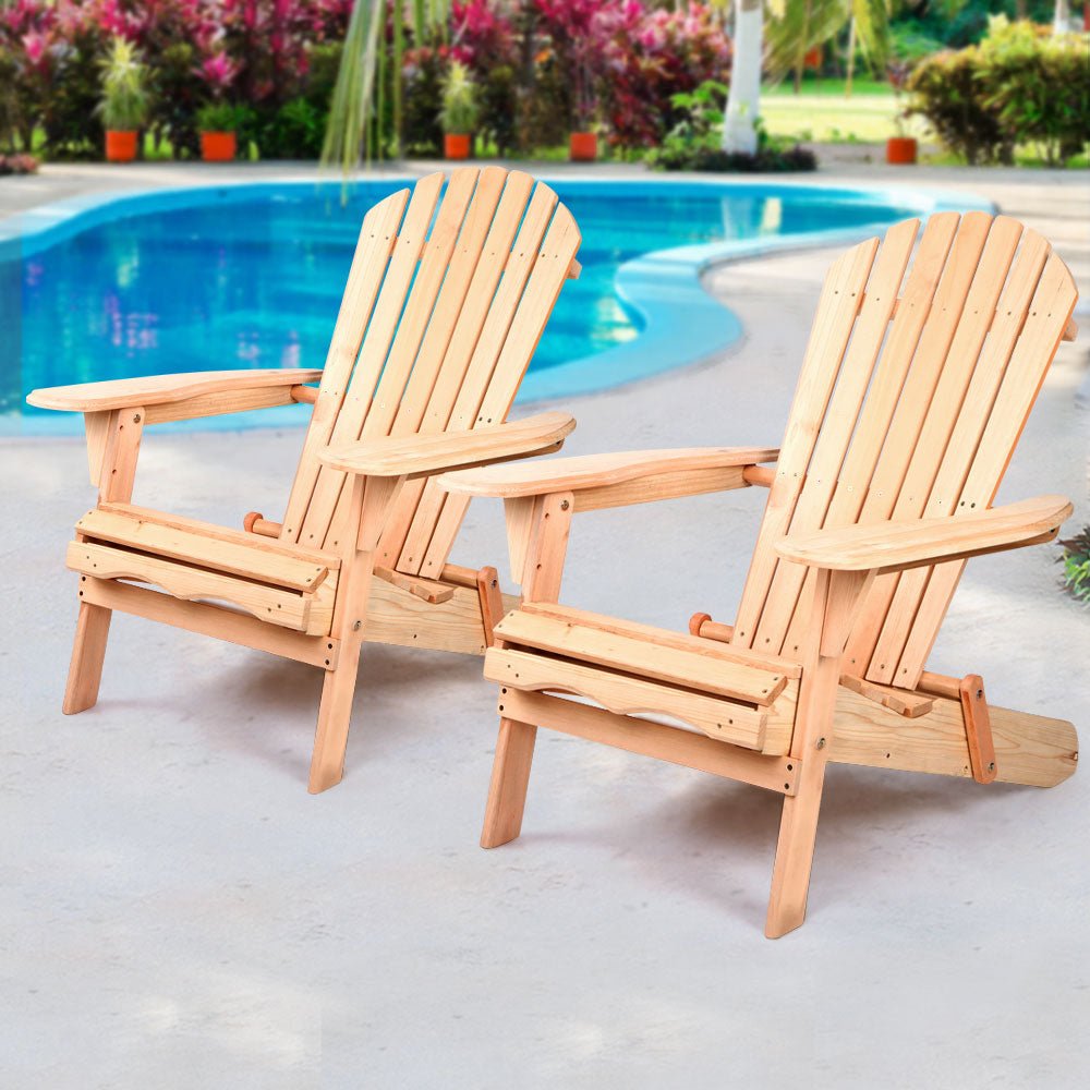 Wooden Beach Chairs / Sun Lounges