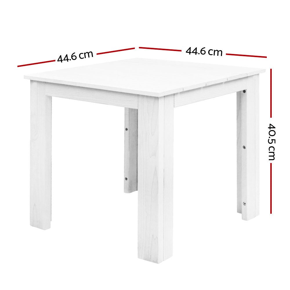 White Outdoor Beach Designed Table