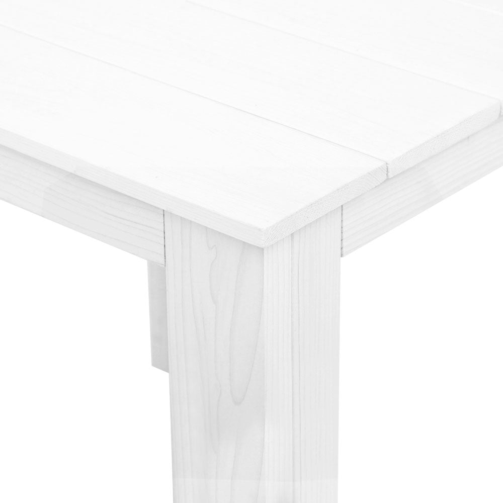 White Outdoor Beach Designed Table