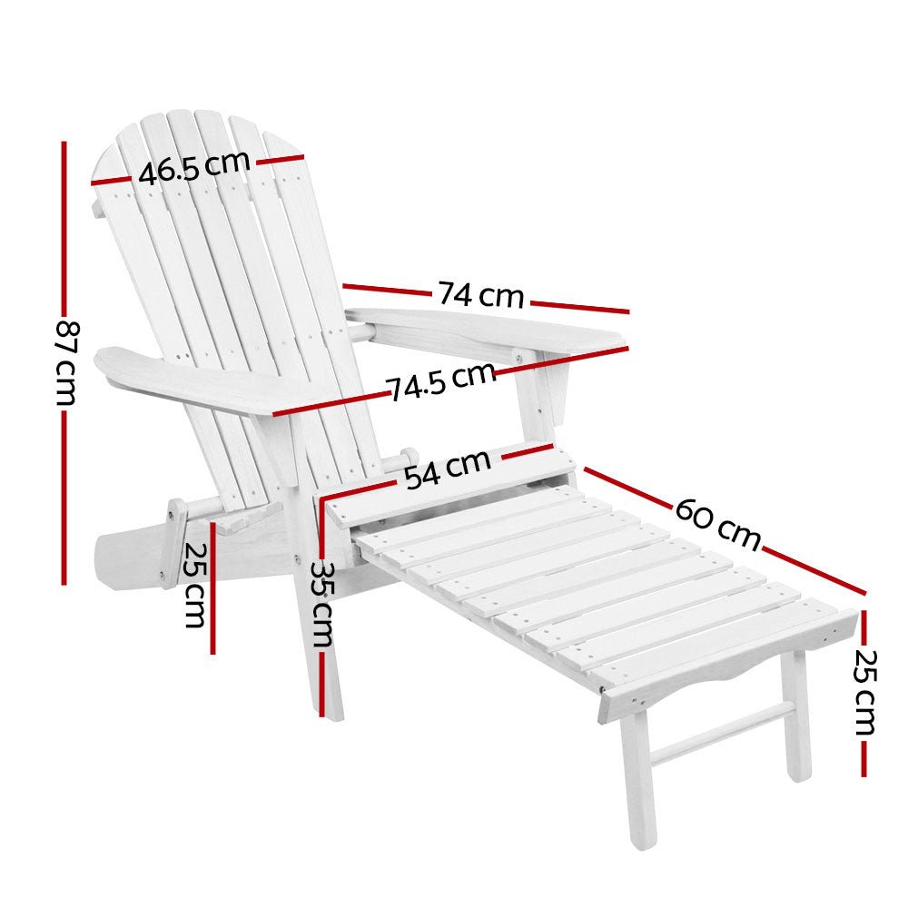 White Beach Chair