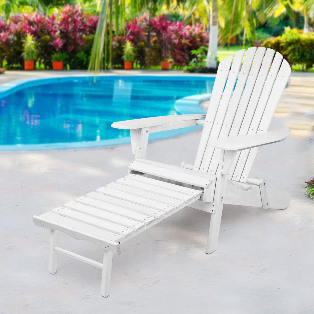White Beach Chair
