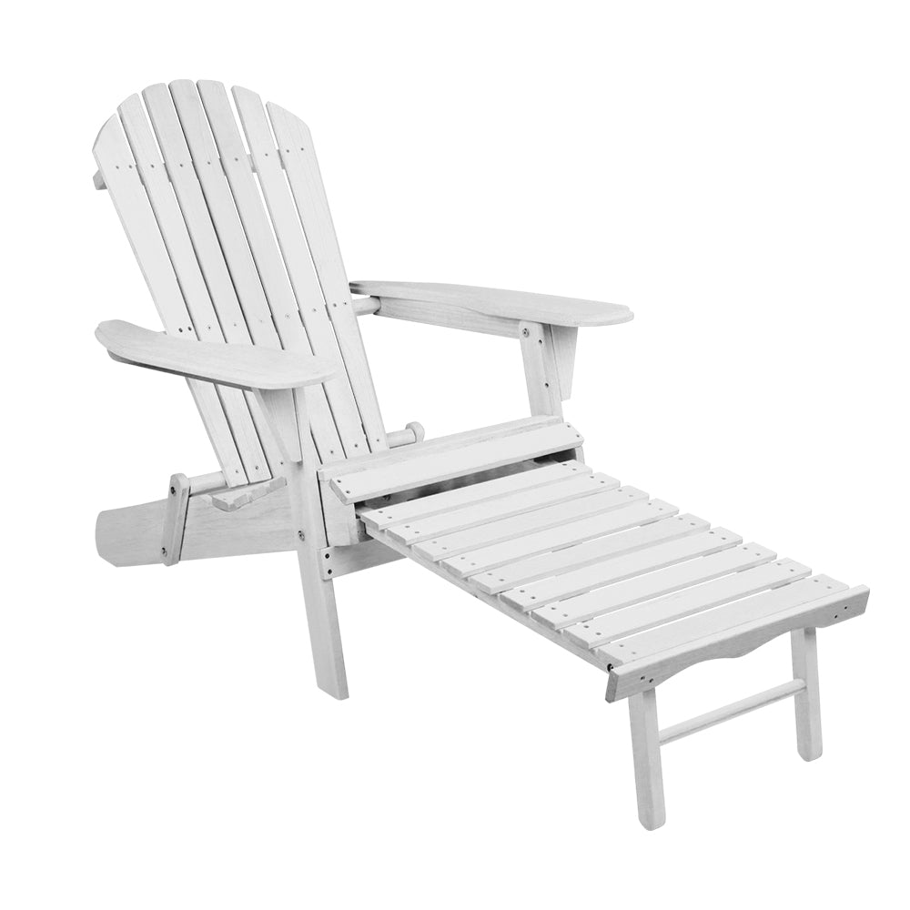 Set of 2 Outdoor Beach Sun Lounge Chairs