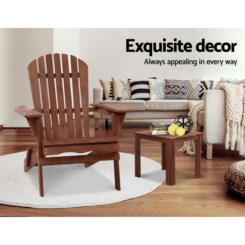 Foldable Beach Styled Outdoor Chair