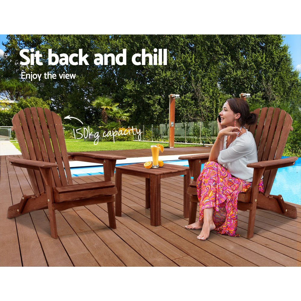 3PCS Garden Chair Set