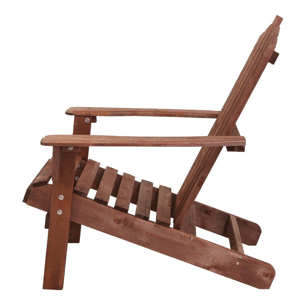 Outdoor Brown Sun Lounge Chair