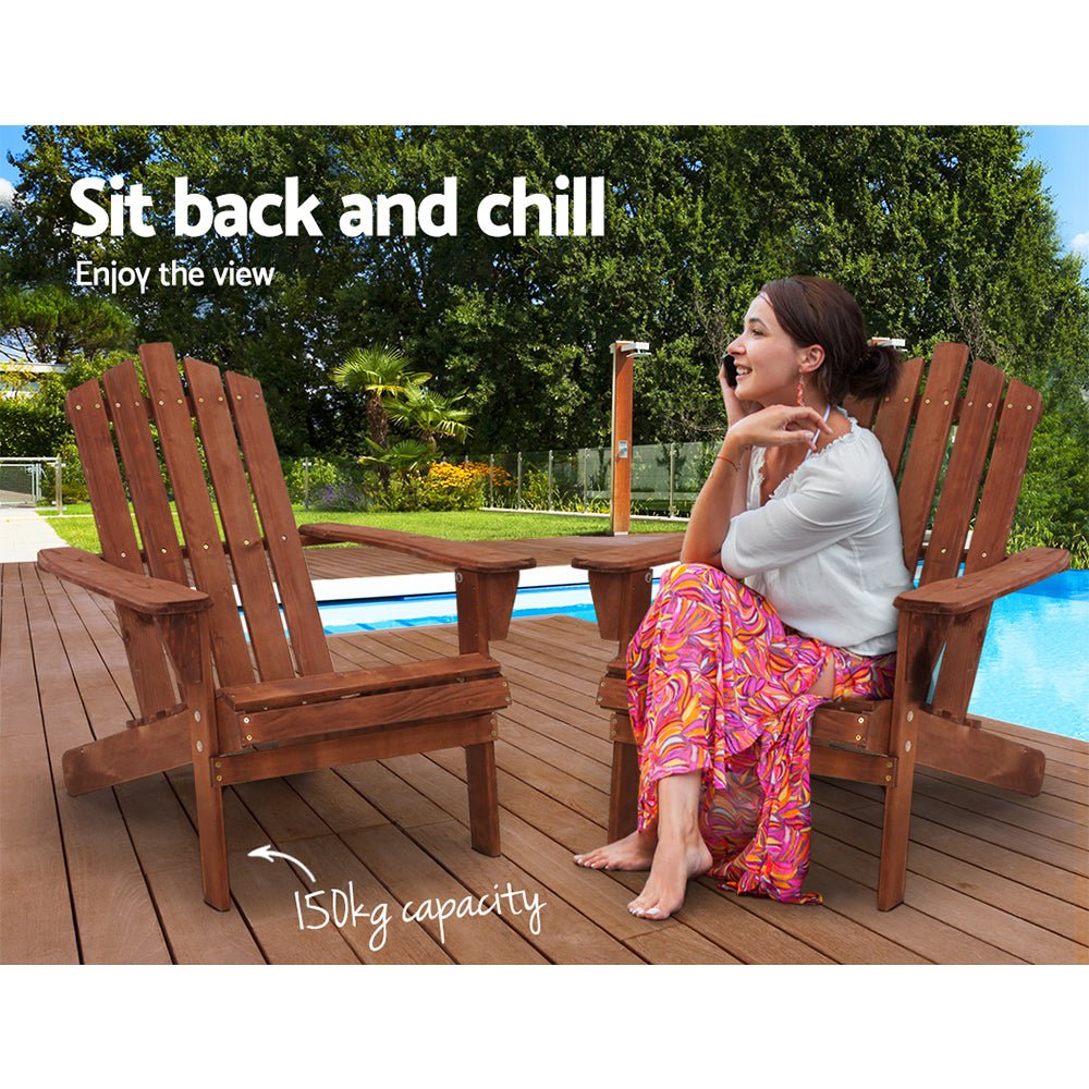 Outdoor Brown Sun Lounge Chair