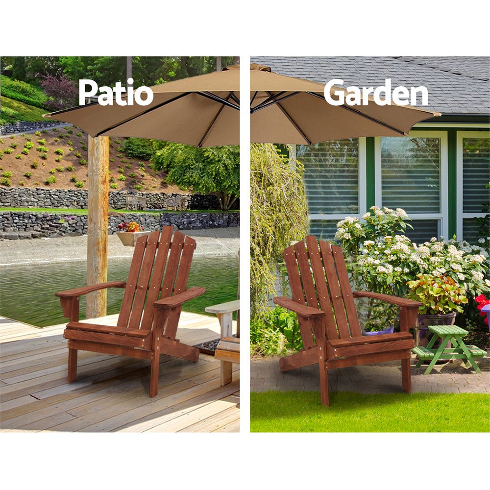 Outdoor Brown Sun Lounge Chair