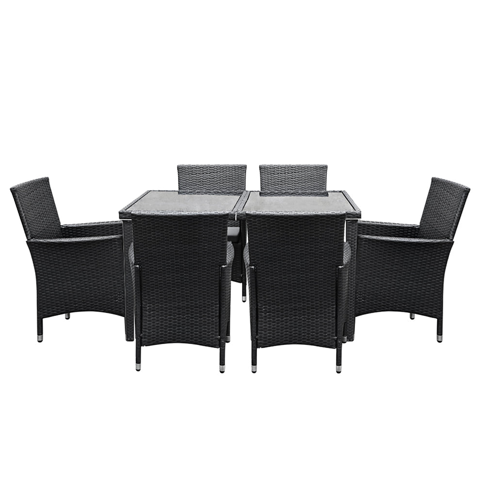 Outdoor 7pcs Dining Set