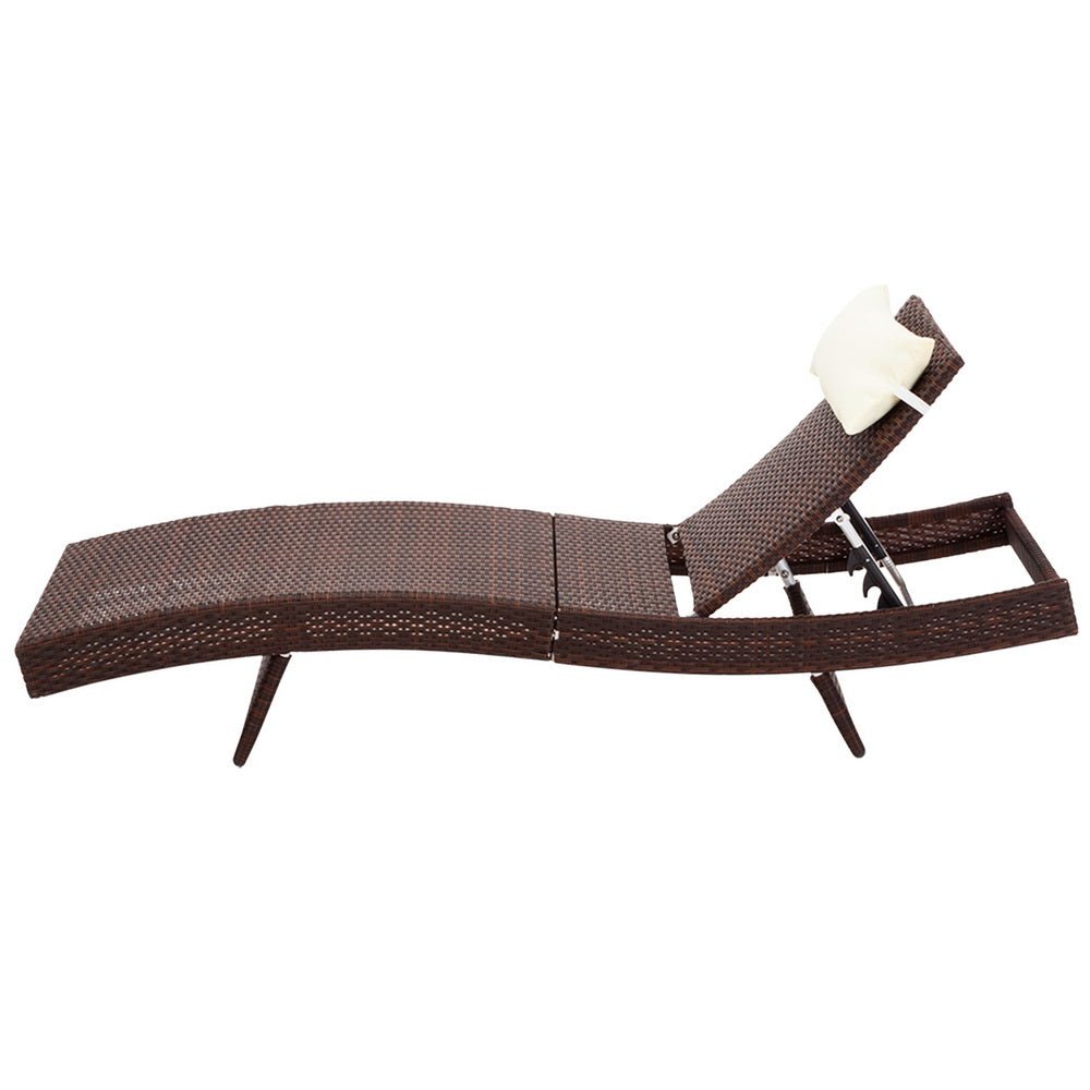 Brown Sun Lounges - 2PCS Kit
