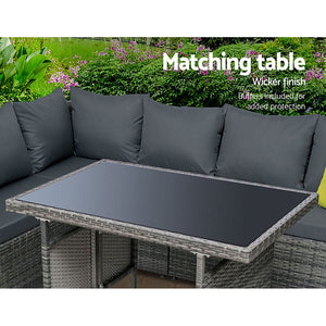 Outdoor Furniture Patio Set With Chairs And Table