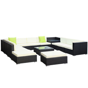 Large 13PCS Family Sofa Set With Storage Cover