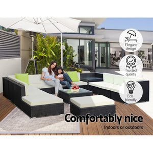 Large 13PCS Family Sofa Set With Storage Cover