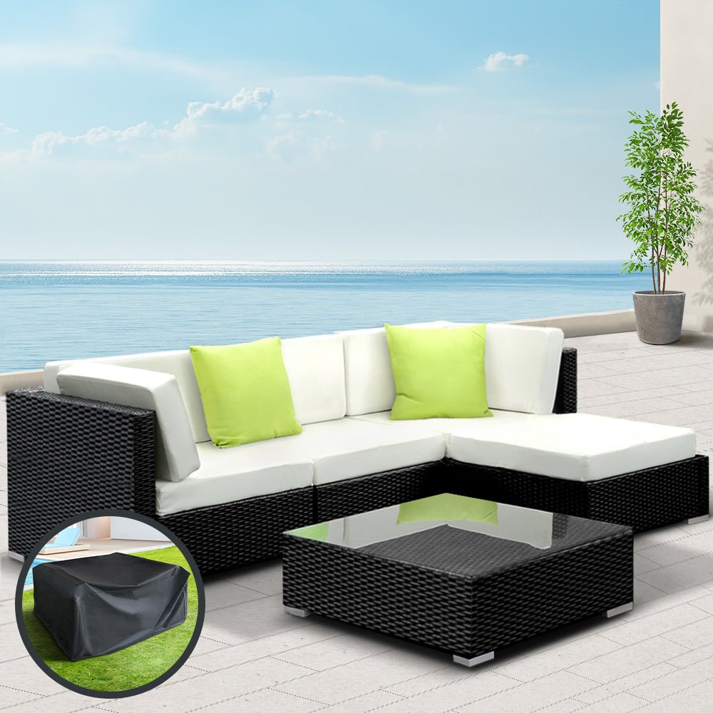 Comfortable 5 PCS Family Sofa Set