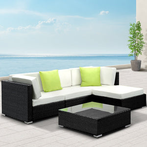 Family Outdoor Patio Sofa Set With Table