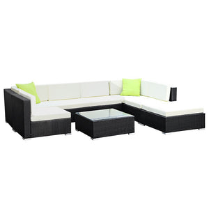 Large 8PCS Outdoor Sofa Set For Patio