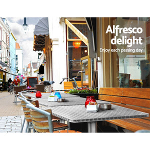 Adjustable Aluminum Bar Table