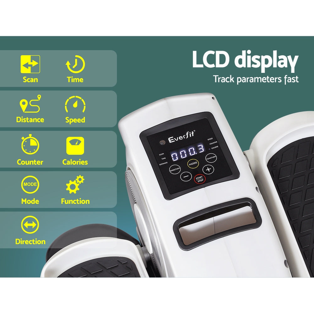 Everfit 50W Automatic Pedal Exercise Bike Elliptical Machine Stepper Trainer