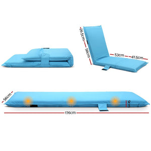 Adjustable Blue Beach Pool Lounger