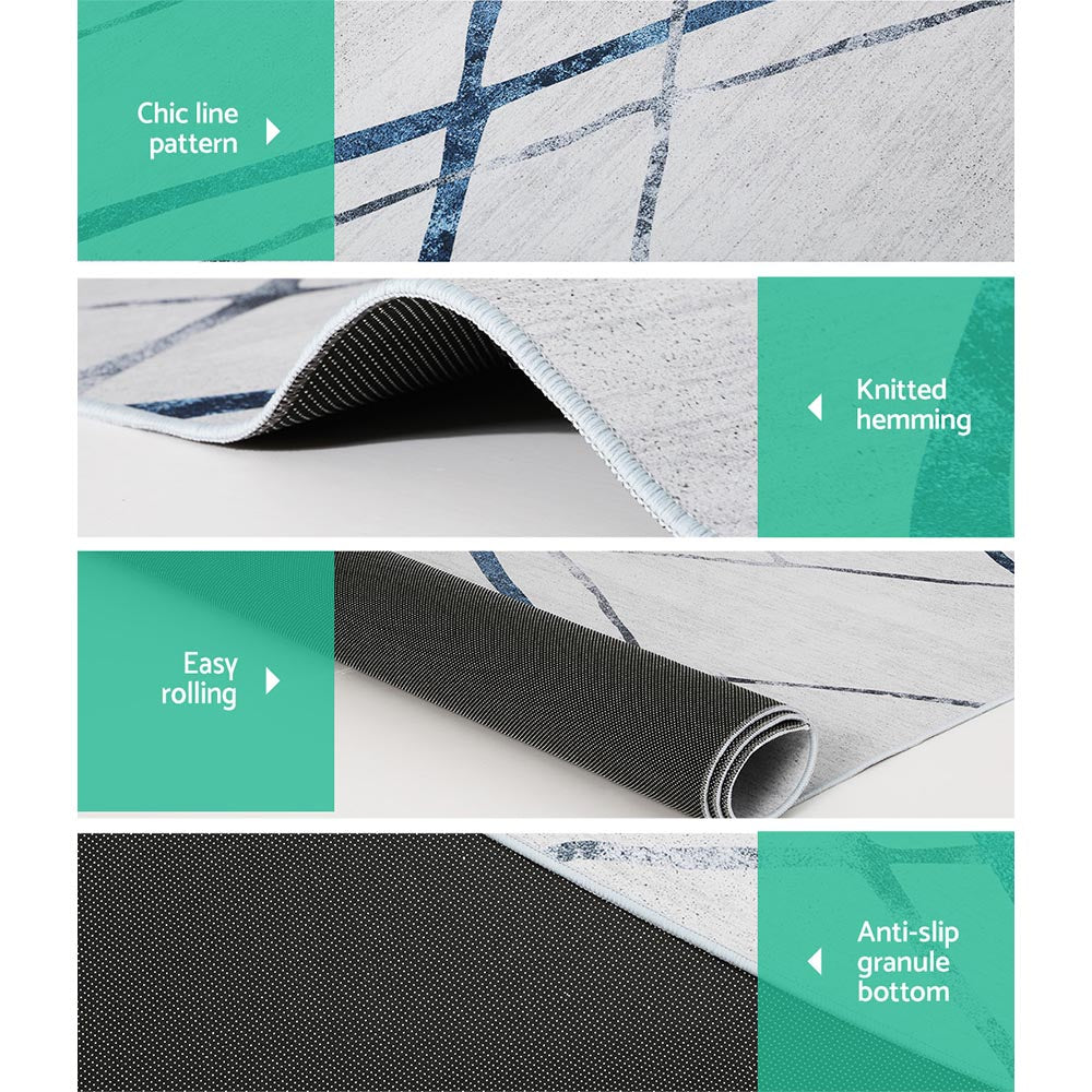 Artiss Jaca Floor Rug Area Carpet - 200 x 290 cm | Modern Short Pile, Washable