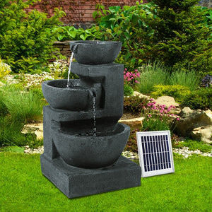 Garden Fountain with LED Light Feature - The Hippie House