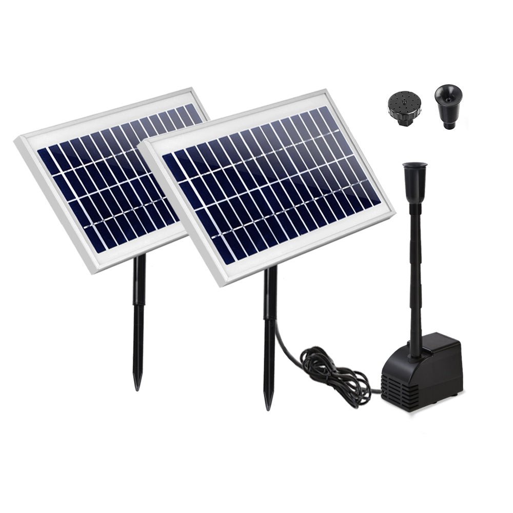 Solar Powered Submersible Water Pump - 1100L/H - 2.2m Head